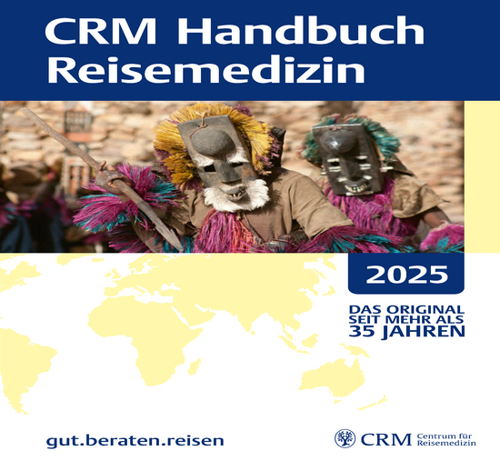 Cover CRM Handbuch Reisemedizin